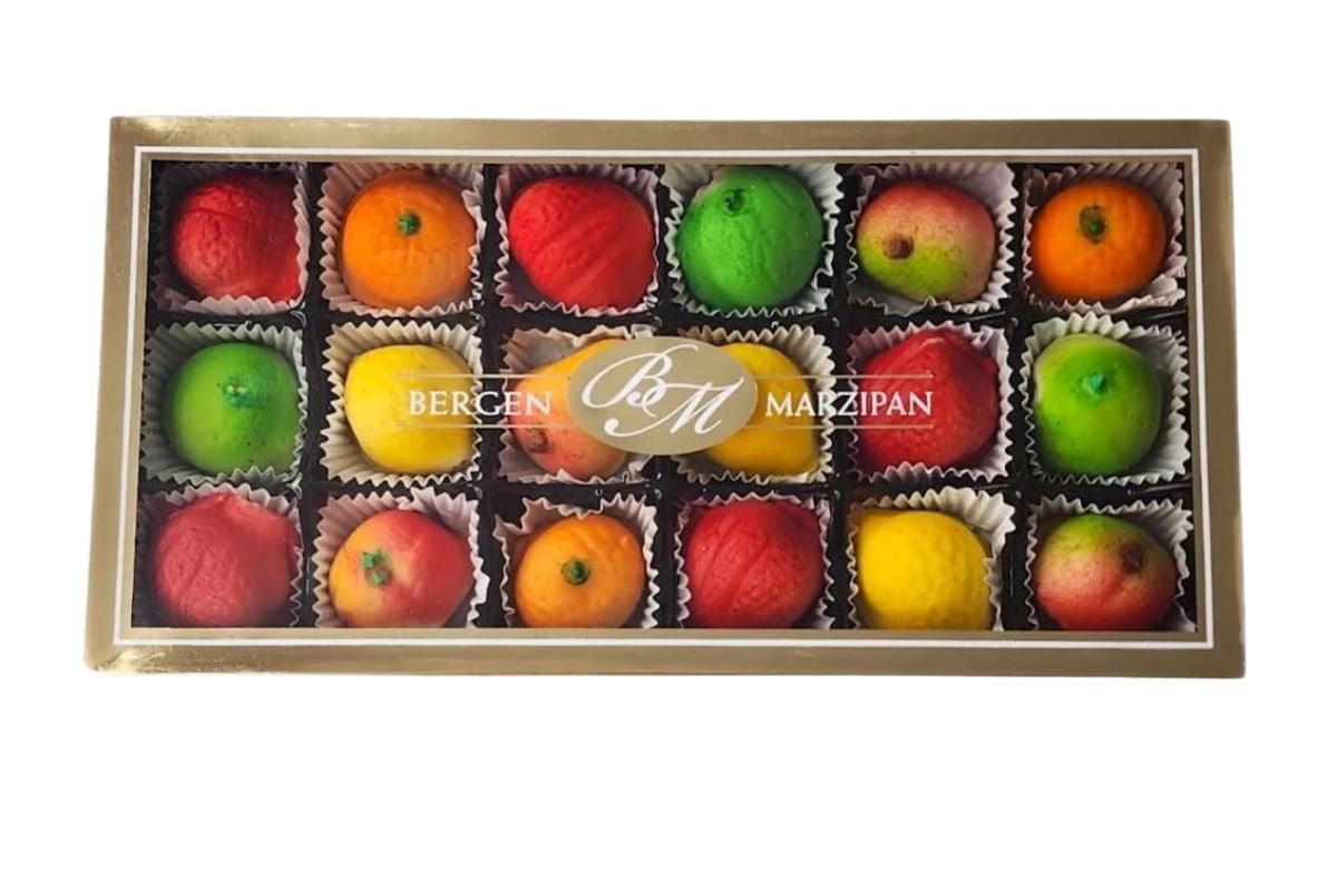 Bergen Marzipan Assorted Fruit 8oz