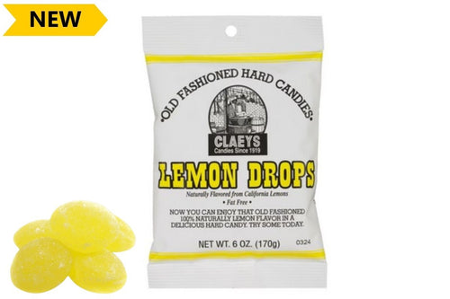 Sugar Coated Lemon Drops 6 oz Bag