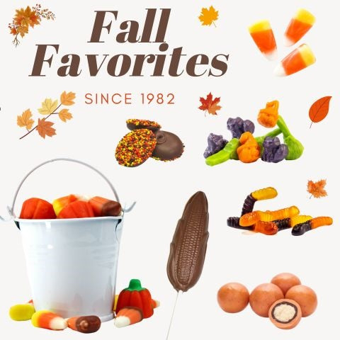 Shop now for Fall Favorites at The DeKalb Confectionary!