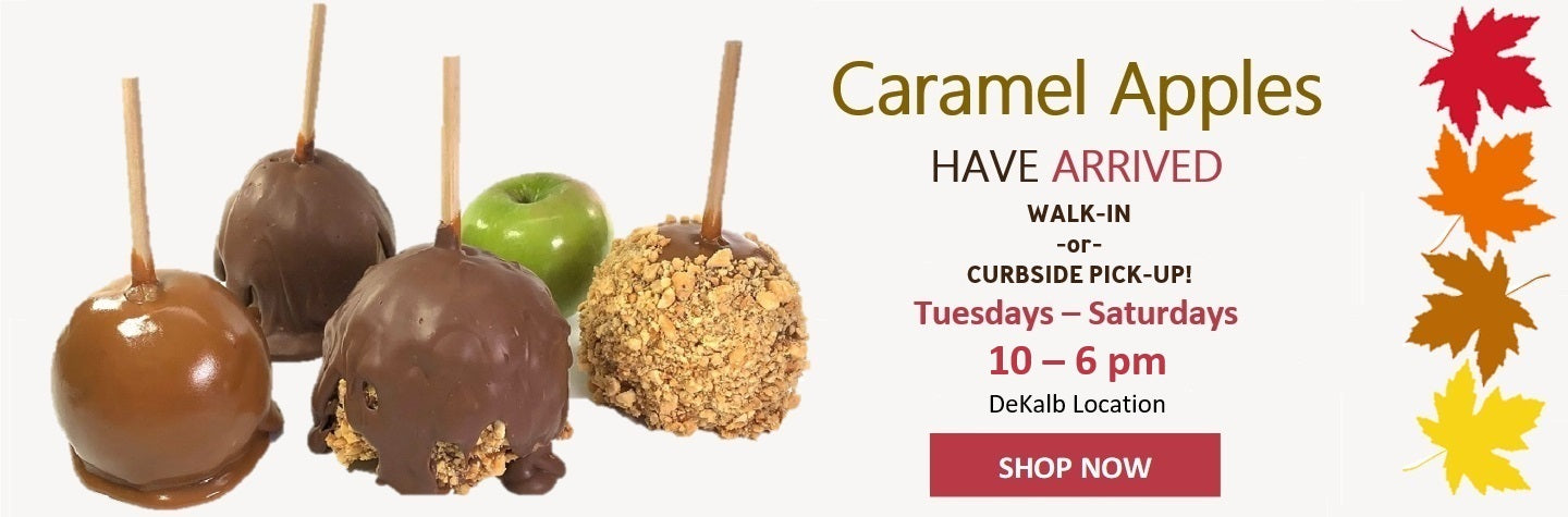 Shop now for Caramel Apples at The DeKalb Confectionary!