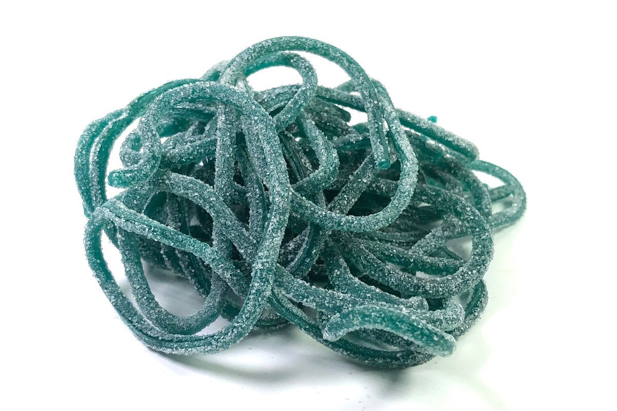 Sour Blue Raspberry Laces – The Confectionary