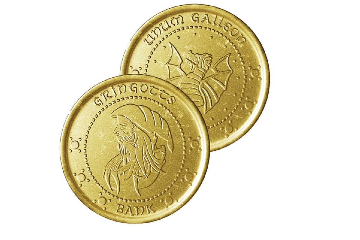 Harry Potter Gringotts Gold Coin
