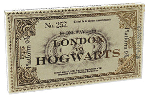 Harry Potter Platform 9 3/4 Ticket to Hogwarts Chocolate Bar