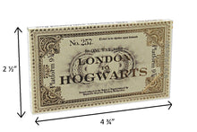 Load image into Gallery viewer, Harry Potter Platform 9 3/4 Ticket to Hogwarts Chocolate Bar