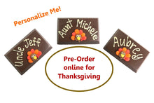 Load image into Gallery viewer, Personalized Thanksgiving Place Settings